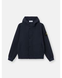 Stone Island Soft Shell-r Jacket in Green for Men | Lyst
