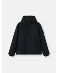 Stone Island 454F4 Wool Nylon Flannel Ghost in Black for Men | Lyst UK