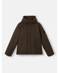 Stone Island 454F4 Wool Nylon Flannel Ghost in Black for Men | Lyst UK