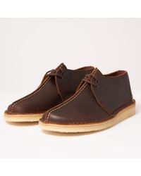 clarks desert trek beeswax mens