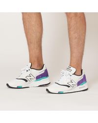 new balance light grey 997 trainers