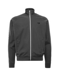 fred perry black coat