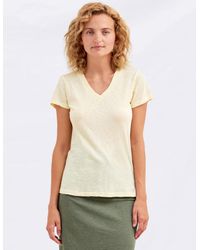 Sundry Green V Neck Tee