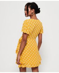 superdry wrap dress