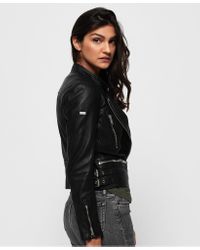 superdry leather jacket womens