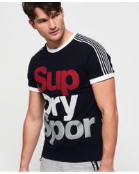 Superdry Athletico Sport T-shirt in Navy (Blue) for Men - Lyst