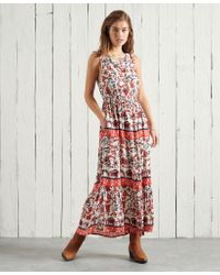 robe longue superdry