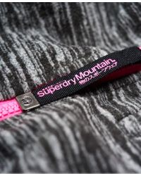 Superdry Black Storm Hybrid Panel Zip Hoodie