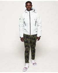 white windcheater jacket