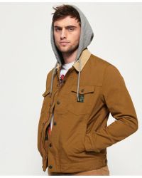 Mens canvas trucker jacket Clearance