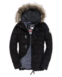 superdry tall toggle parka