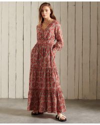 robe longue superdry