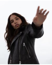 superdry lyla leather jacket