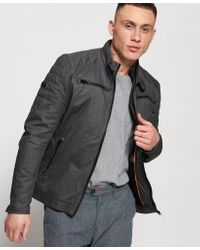 superdry denim biker jacket