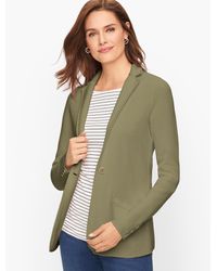 talbots plus size blazers