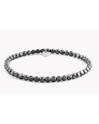 Tateossian - Metallic Small Silver Cube Bracelet for Men - Lyst
