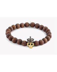 Tateossian - King Skull Bracelet In Brown - Lyst