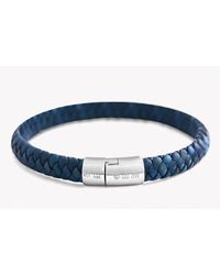 Tateossian - Blue Classic Cobra Bracelet for Men - Lyst