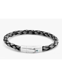 Tateossian | Gray Amazonia Silver Bracelet In Grey for Men | Lyst