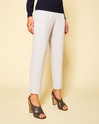 tapered ankle grazer trousers