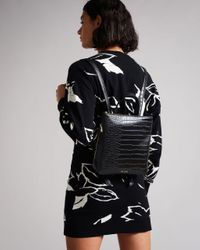 ted baker leather backpack womens