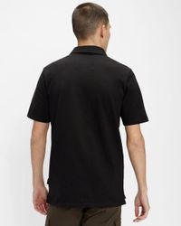 Ted Baker Cotton Military Style Polo in 