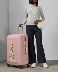 Ted Baker Synthetik Großer Koffer Mit Elegant-print in Pink | Lyst DE