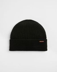 Ted Baker Wool Knitted Beanie Hat in 