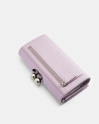 leather bobble matinee purse