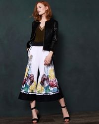 ted baker frill leather jacket