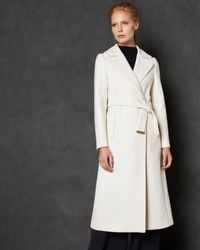 white ted baker coat