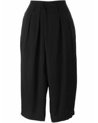 Comme des Garçons | Black Comme Des Garçons Comme Des Garçons Pleated Culottes | Lyst