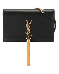 Saint Laurent | Black Classic Kate "monogram" Pochette | Lyst