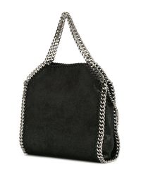 Stella McCartney Black Falabella Mini Faux-Leather Bag