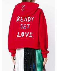 MIRA MIKATI Emroidered Cotton Hoodie