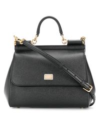 Dolce & Gabbana Black Sicily Bag