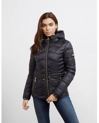 barbour padded coat