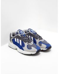 mens adidas grey yung 1s