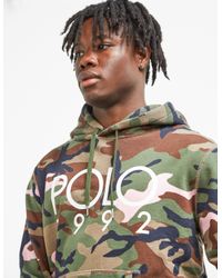 polo 1992 camo hoodie
