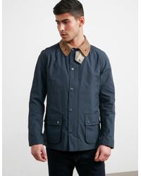 Barbour Squire Ashby Coat Navy Blue for 