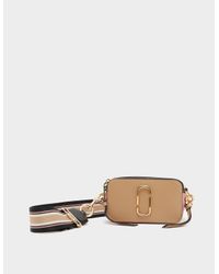 Marc Jacobs Leather Snapshot Crossbody Bag Nude in Beige (Natural) - Lyst
