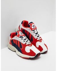 adidas originals yung 1 sneakers in red multi