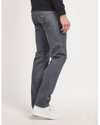 emporio armani j45 regular tapered jeans