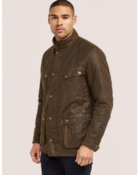 barbour paul leather jacket