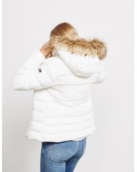 essential hooded coat tommy hilfiger