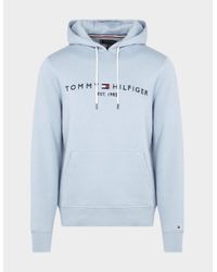 Tommy Hilfiger sweater hoodie licht blauw online webshop Leiden | Bas de  Wit Mode
