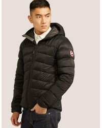 canada goose hooded padded jacket