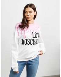 love moschino women's sweatshirt