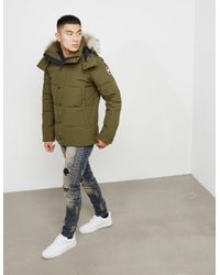 canada goose wyndham parka green