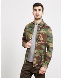 Camo Polo Long Sleeve La France, SAVE 51% 